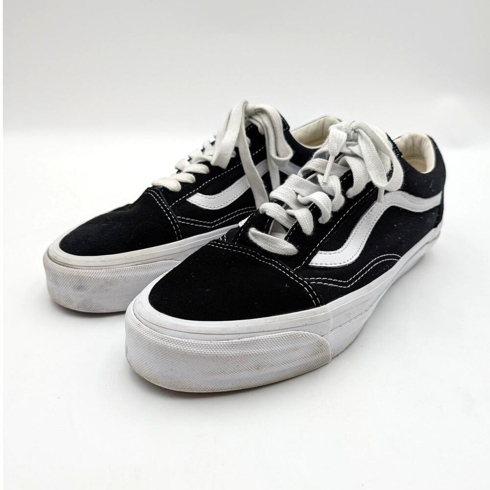 Vans Old Skool Low-Top Sneaker Shoes Lace-Up Unisex Black Size USW10.5/M9 EU42
